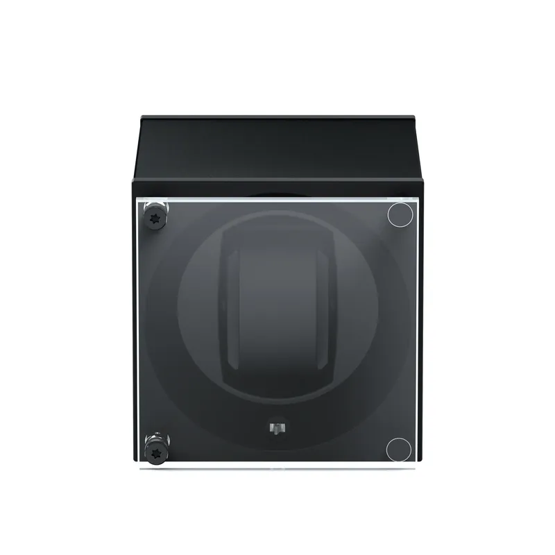 Remontoir SwissKubik 1 Montre Aluminium Noir Masterbox avec vitre protectrice - SWISS KUBIK