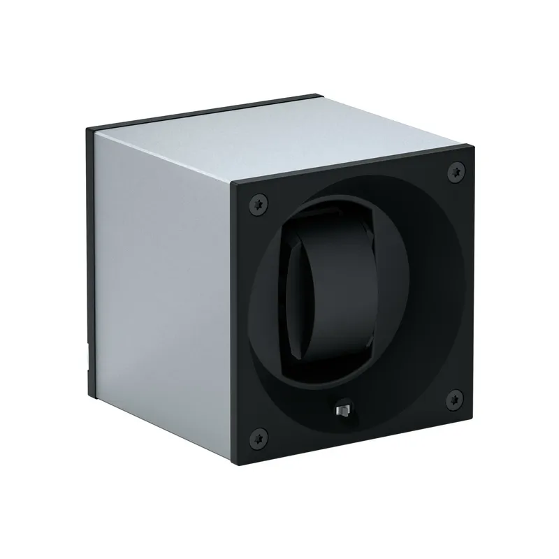 Remontoir pour montre automatique SwissKubiK Masterbox en aluminium argent - SWISS KUBIK