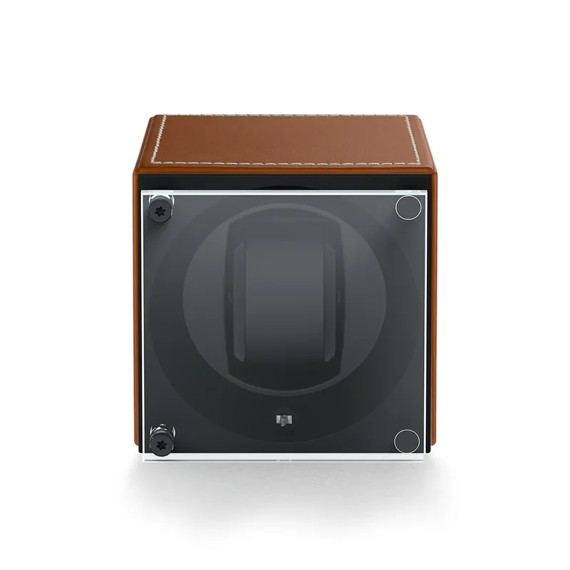 Remontoir SwissKubik 1 Montre Cuir, avec vitre protectrice - SWISS KUBIK