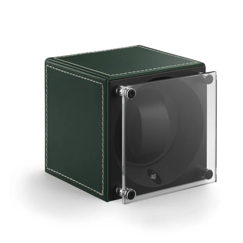 Remontoir SwissKubik 1 Montre Cuir, avec vitre protectrice - SWISS KUBIK