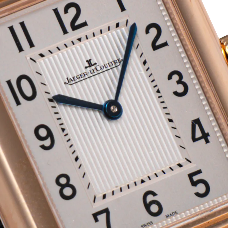 Grande Reverso Ultra Thin en or rose, cadran Silver, bracelet cuir BA or rose — Q2782520 - vue 3