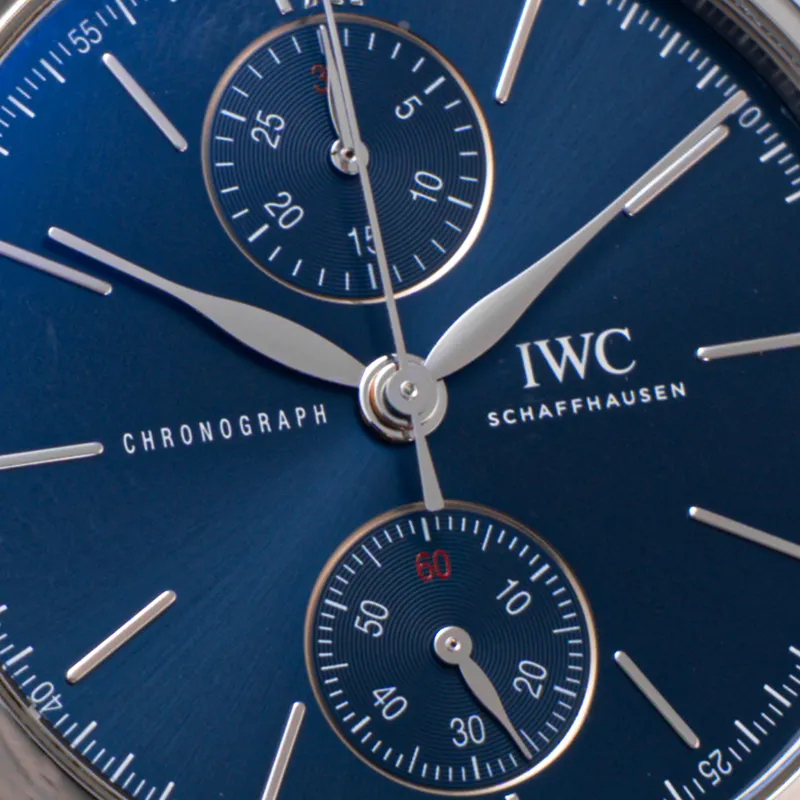 Portofino Chronograph Edition Laureus en acier, bracelet caoutchouc BA acier — IW391408 - vue 3