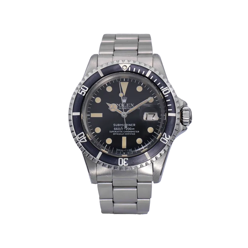Submariner 40mm en acier, cadran noir, lunette MARK III, bracelet oyster acier
