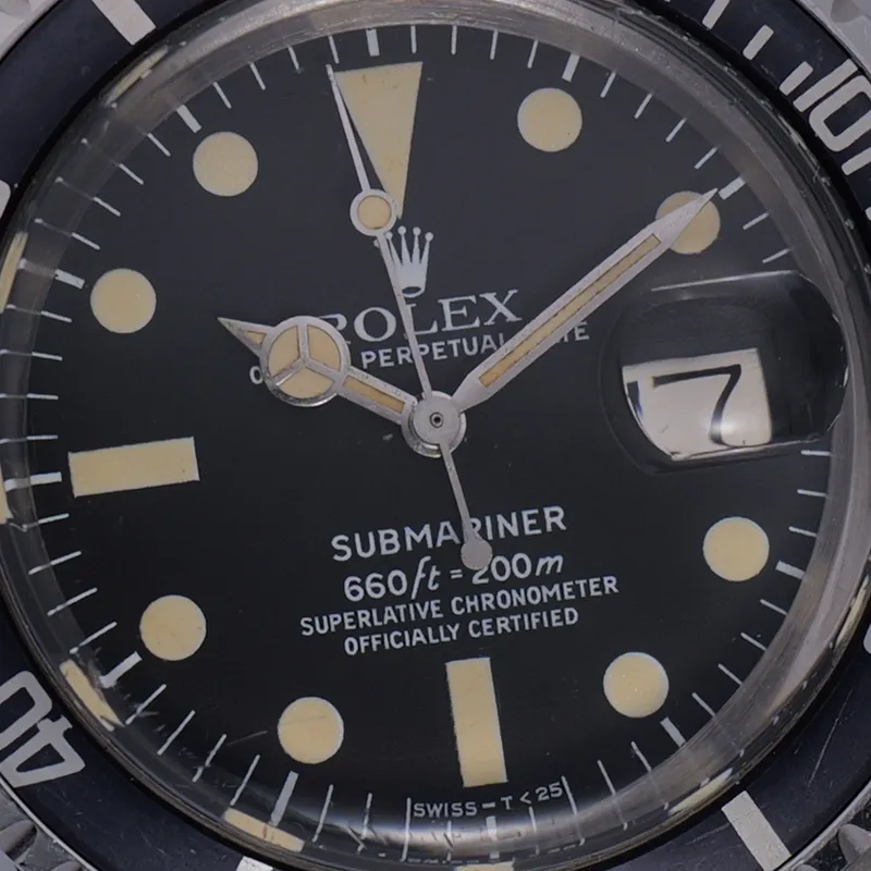 Submariner 40mm en acier, cadran noir, lunette MARK III, bracelet oyster acier — 1680 - vue 3