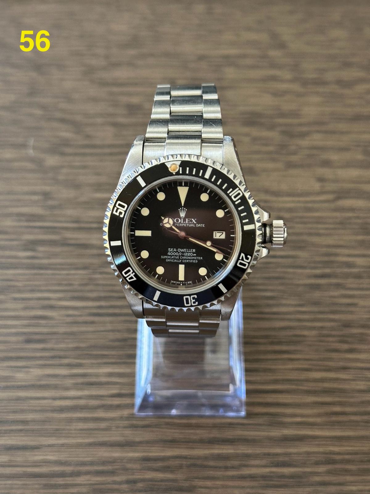 Sea-Dweller 40mm en acier, cadran noir, lunette noir, bracelet oyster acier — 16660 - vue 4