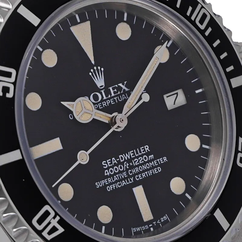 Sea-Dweller 40mm en acier, cadran noir, lunette noir, bracelet oyster acier — 16660 - vue 3