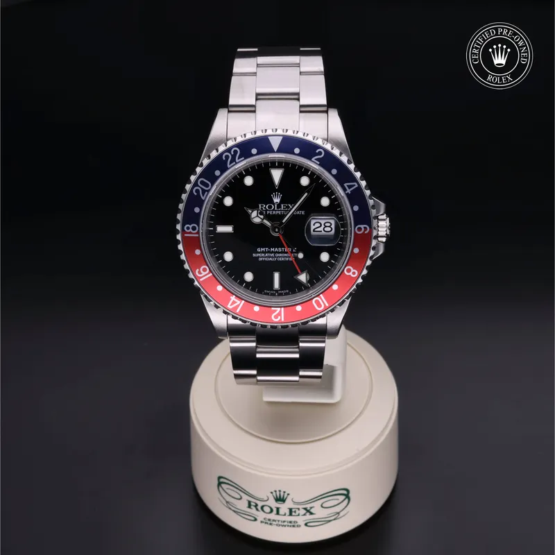 Vue 360 degrés de la Rolex Oyster Perpetual - 16710BLRO