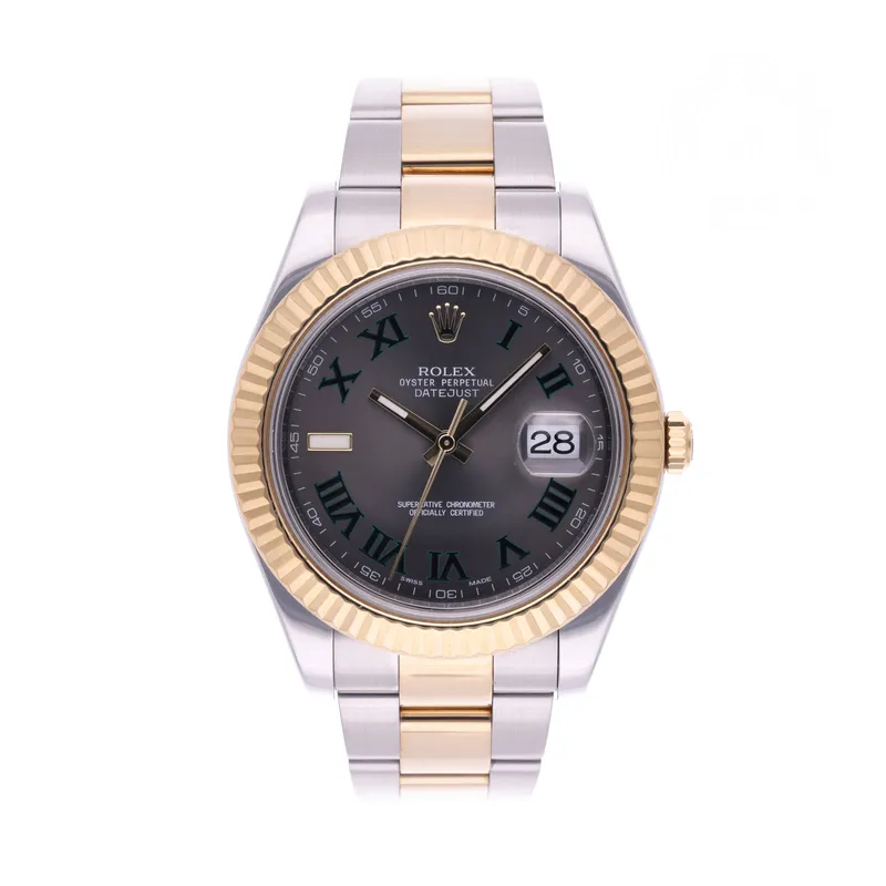 Rolex Certified Pre-Owned, Datejust, 2014, 41 mm, Acier Oystersteel et Or Jaune et Rolesor 18 Carat Jaune