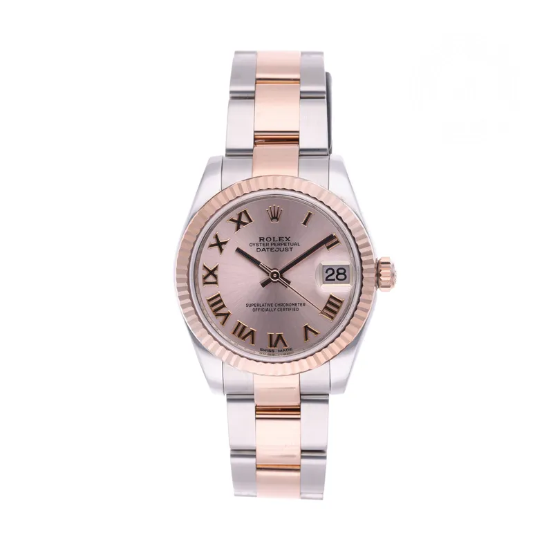 Rolex Certified Pre-Owned, Datejust, 2009, 31 mm, Oystersteel and Rose Gold and 18 Carat Red Rolesor