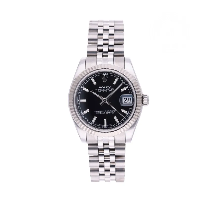 Rolex Certified Pre-Owned, Datejust, 2012, 31 mm, Acier Oystersteel et Or Blanc et Rolesor 18 Carat Gris