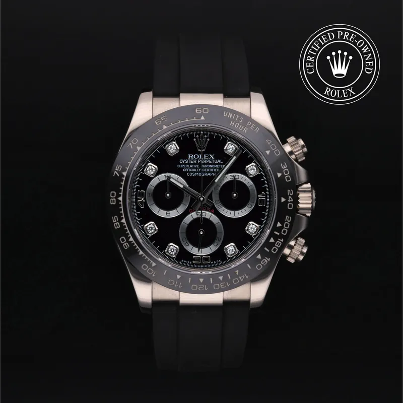 Rolex Certified Pre-Owned, Cosmograph Daytona, 2019, 40 mm, Or Blanc et Or 18 Carat Gris