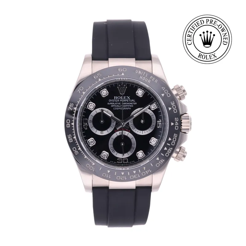 Rolex Certified Pre-Owned, Cosmograph Daytona, 2019, 40 mm, Or Blanc et Or 18 Carat Gris