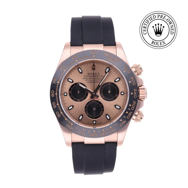 Rolex Certified Pre-Owned, Cosmograph Daytona, 2019, 40 mm, Or Rose et Or 18 Carat Rouge