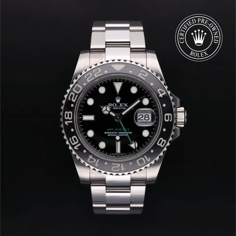Rolex Certified Pre-Owned, GMT-Master II, 2008, 40 mm, Acier Oystersteel