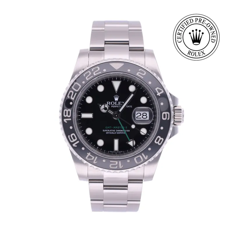 Rolex Certified Pre-Owned, GMT-Master II, 2008, 40 mm, Acier Oystersteel