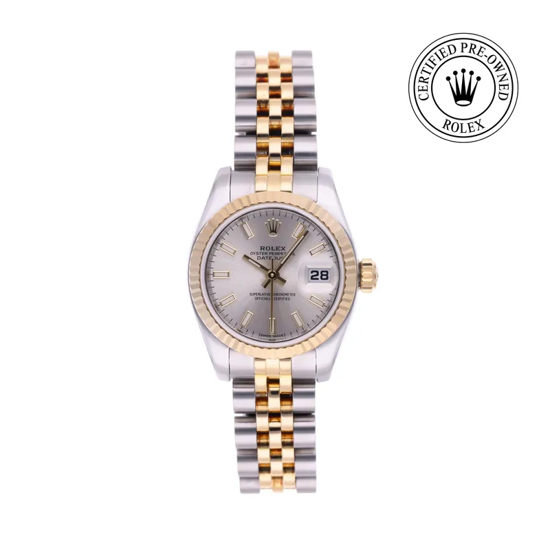 Rolex Certified Pre-Owned, Lady-Datejust, 2004, 26 mm, Acier Oystersteel et Or Jaune et Rolesor 18 Carat Jaune