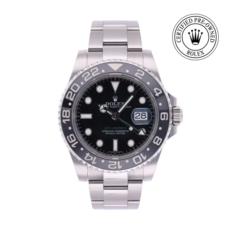 Rolex Certified Pre-Owned, GMT-Master II, 2016, 40 mm, Acier Oystersteel