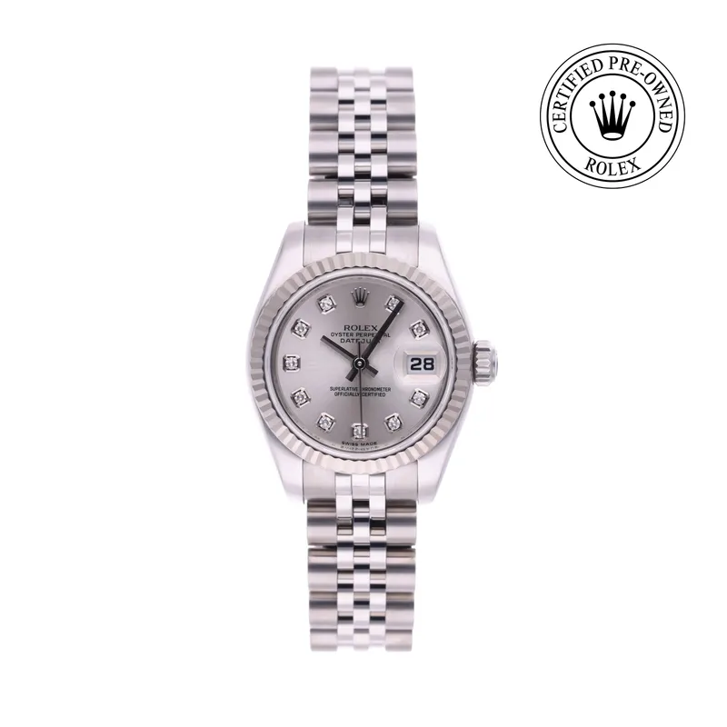 Rolex Certified Pre-Owned, Lady-Datejust, 2010, 26 mm, Rolesor 18 Carat Gris