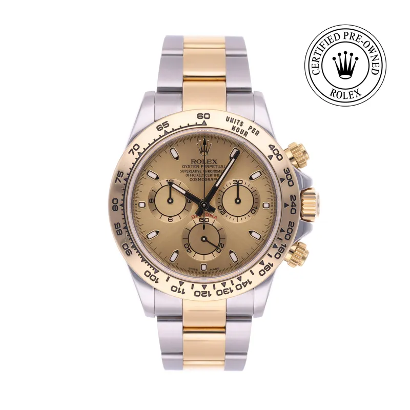 Rolex Certified Pre-Owned, Cosmograph Daytona, 2017, 40 mm, Oystersteel and Yellow Gold and 18 Carat Yellow Rolesor