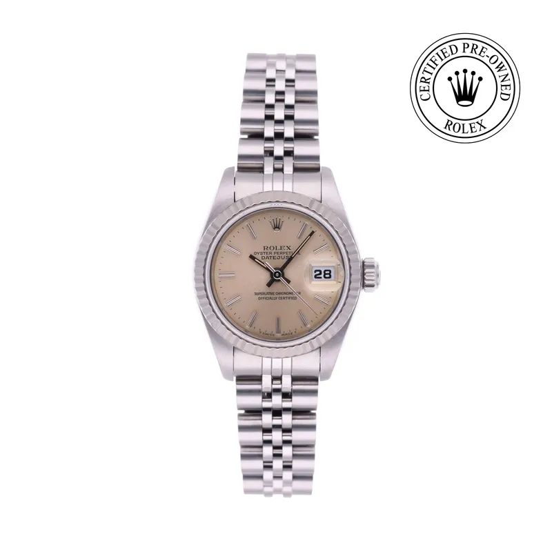 Rolex Certified Pre-Owned, Oyster Perpetual, 1994, 26 mm, Oystersteel and White Gold and 18 Carat Gray Rolesor