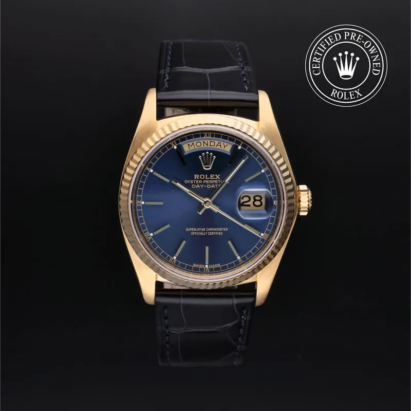 Rolex Certified Pre-Owned, Oyster Perpetual, 1983, 36 mm, Or Jaune et Or 18 Carat Jaune