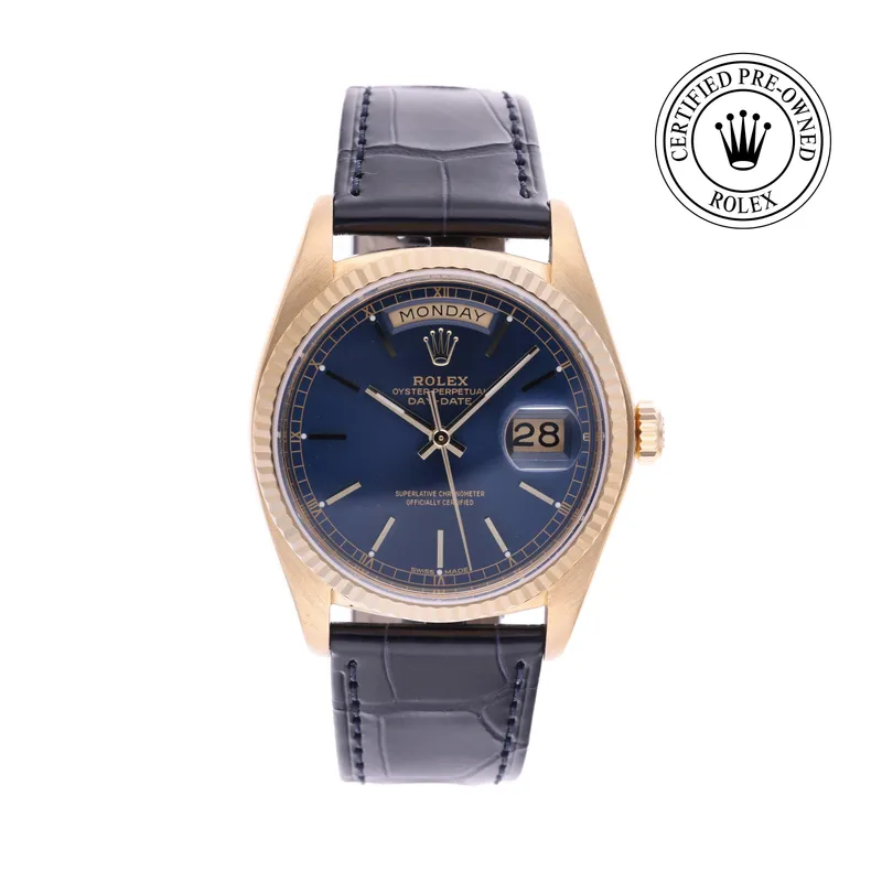 Rolex Certified Pre-Owned, Oyster Perpetual, 1983, 36 mm, Or Jaune et Or 18 Carat Jaune