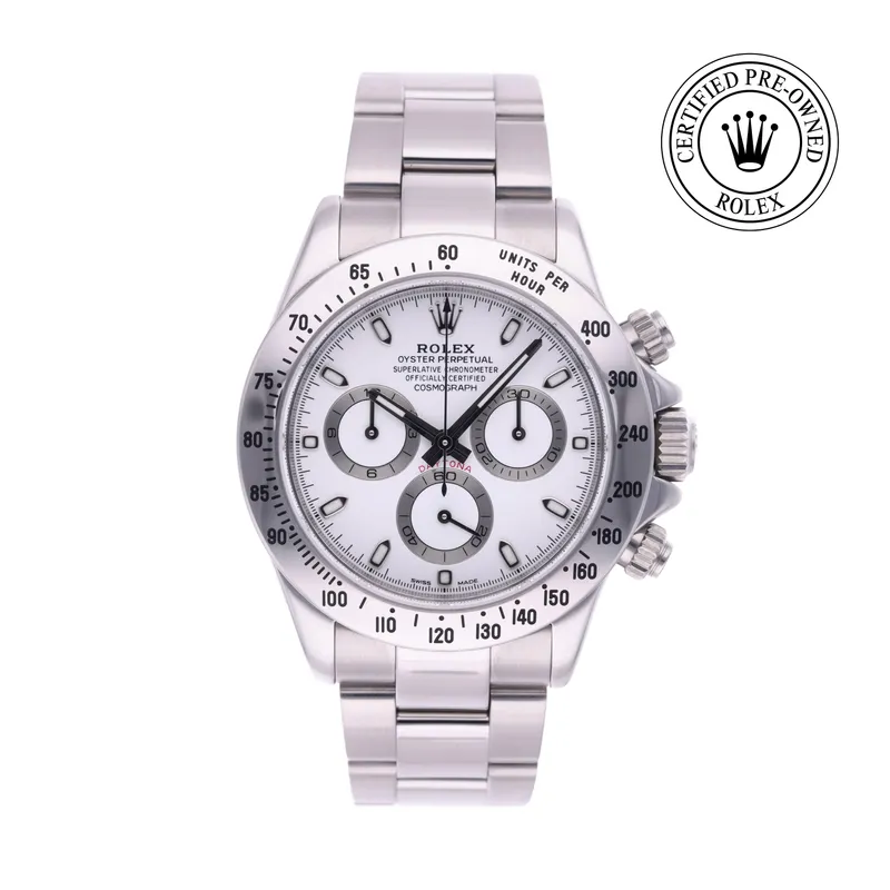 Rolex Certified Pre-Owned, Cosmograph Daytona, 2003, 40 mm, Acier Oystersteel