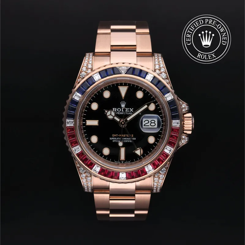 Rolex Certified Pre-Owned, Oyster Perpetual, 2019, 40 mm, Or Rose et Or 18 Carat Rouge