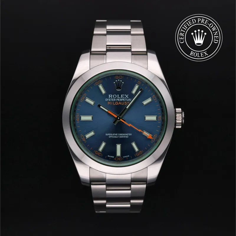 Rolex Certified Pre-Owned, Milgauss, 2016, 40 mm, Acier Oystersteel