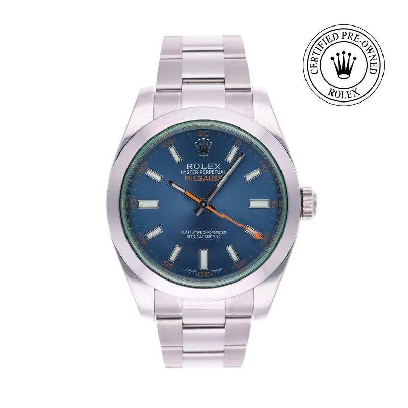 Rolex Certified Pre-Owned, Milgauss, 2016, 40 mm, Acier Oystersteel