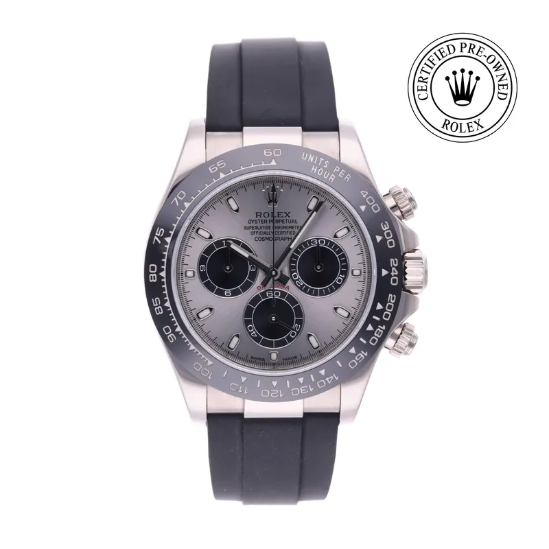Rolex Certified Pre-Owned, Cosmograph Daytona, 2020, 40 mm, Or Blanc et Or 18 Carat Gris