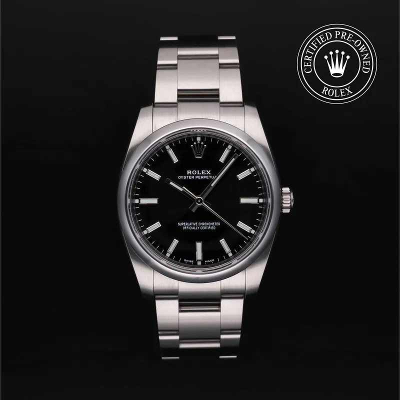 Rolex Certified Pre-Owned, Oyster Perpetual, 2019, 34 mm, Acier Oystersteel