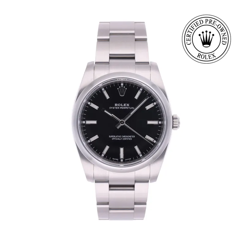 Rolex Certified Pre-Owned, Oyster Perpetual, 2019, 34 mm, Acier Oystersteel