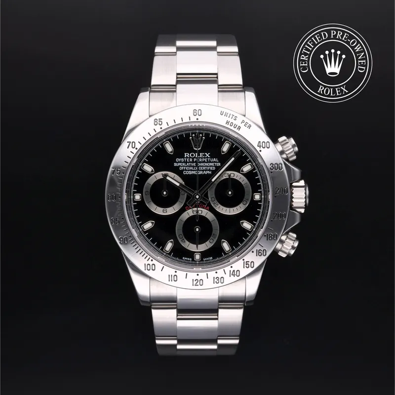 Rolex Certified Pre-Owned, Cosmograph Daytona, 2012, 40 mm, Acier Oystersteel