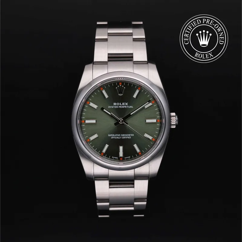 Rolex Certified Pre-Owned, Oyster Perpetual, 2014, 34 mm, Oystersteel