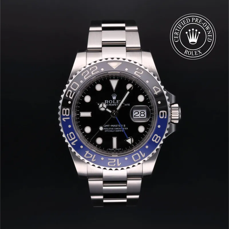 Rolex Certified Pre-Owned, GMT‑Master II, 2013, 40 mm, Acier Oystersteel