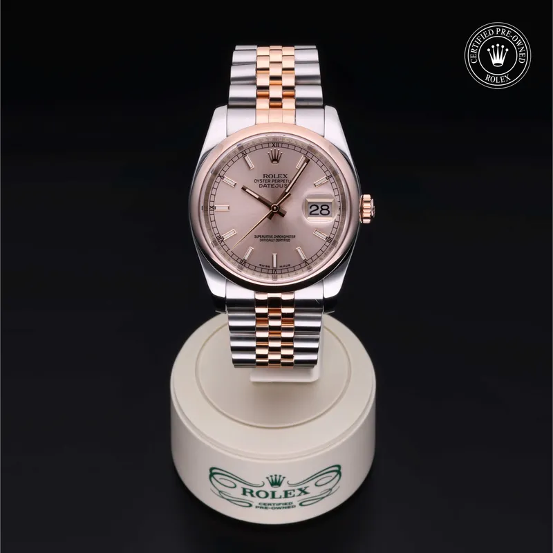 Vue 360 degrés de la Rolex Datejust - 116201