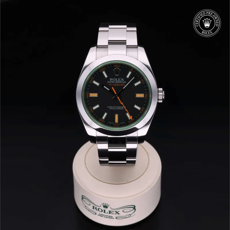 Vue 360 degrés de la Rolex Milgauss - 116400GV