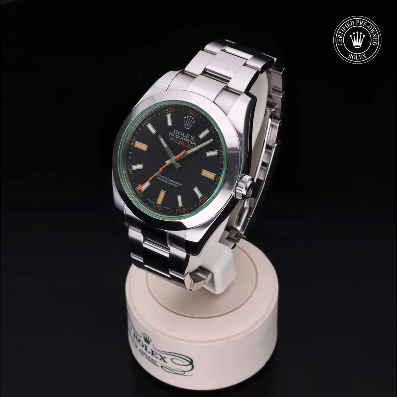 Vue 360 degrés de la Rolex Milgauss - 116400GV