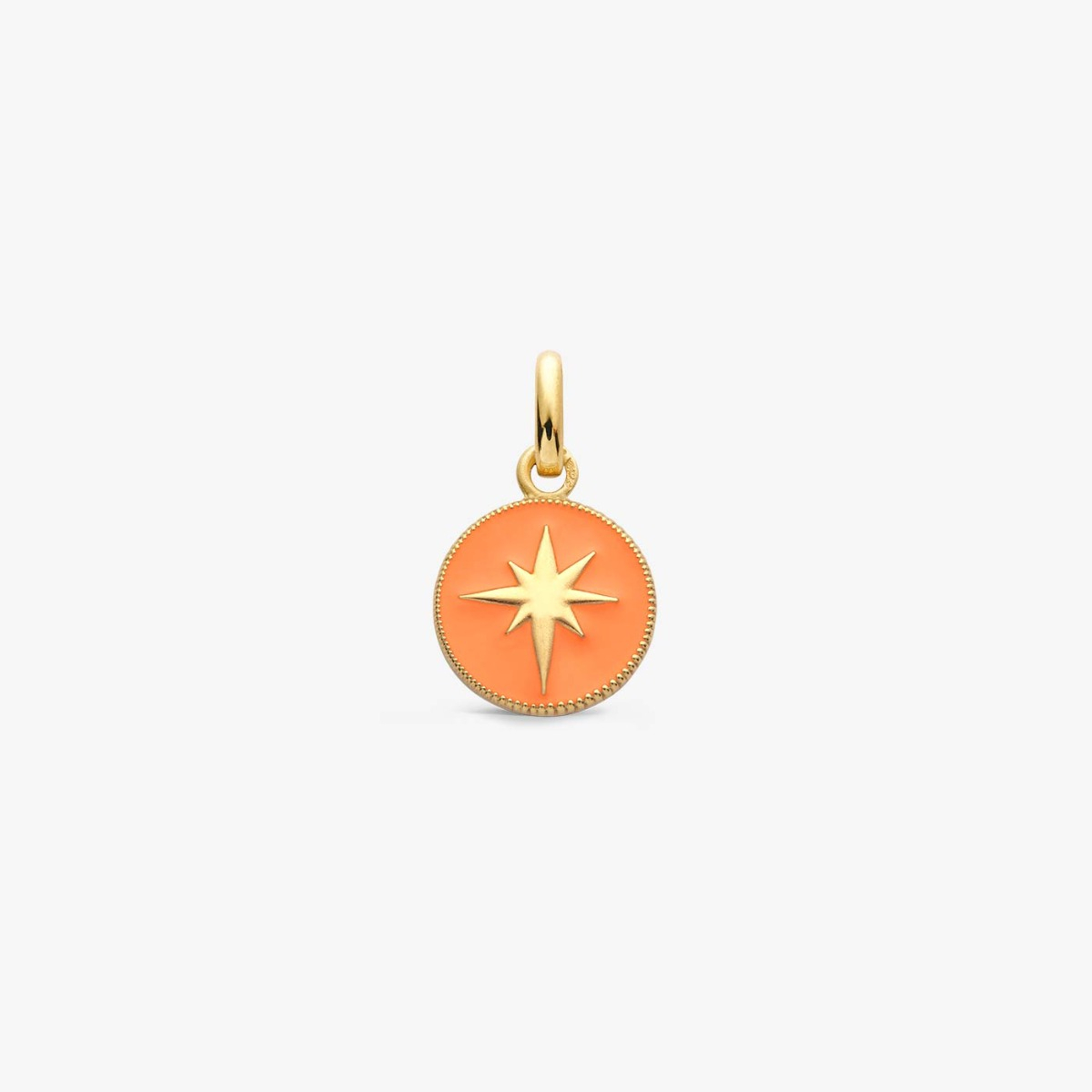 Pendentif Arthus Betrand Or Jaune Etoile - Orange - ARTHUS BERTRAND
