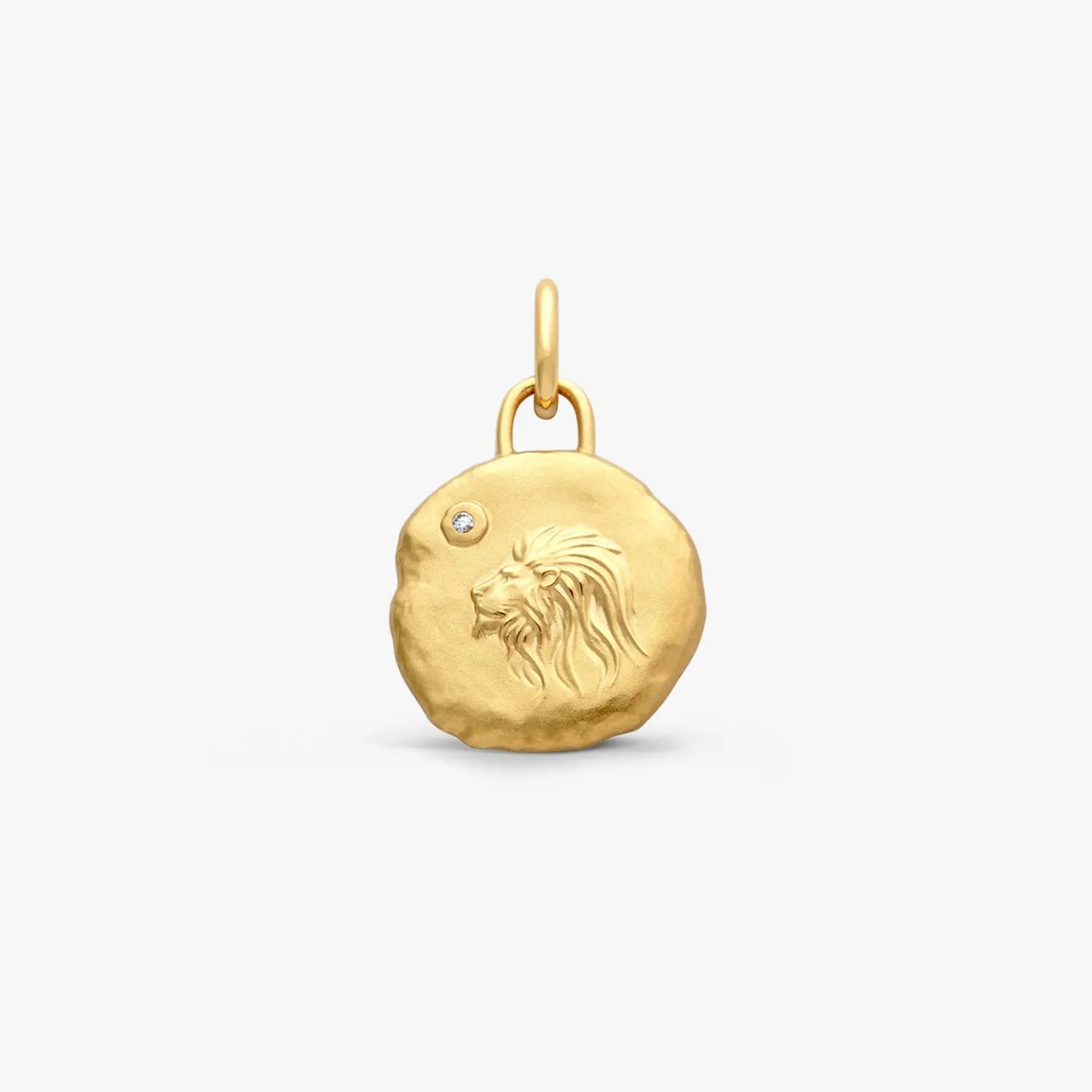 Médaille Arthus Bertrand Astro Lion Or Jaune & Diamant