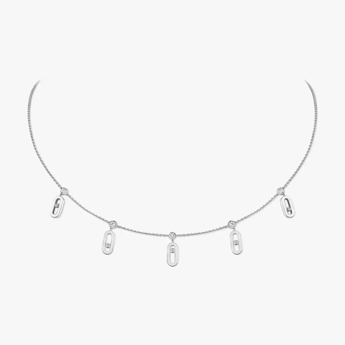 Collier Messika choker pampille Move Uno