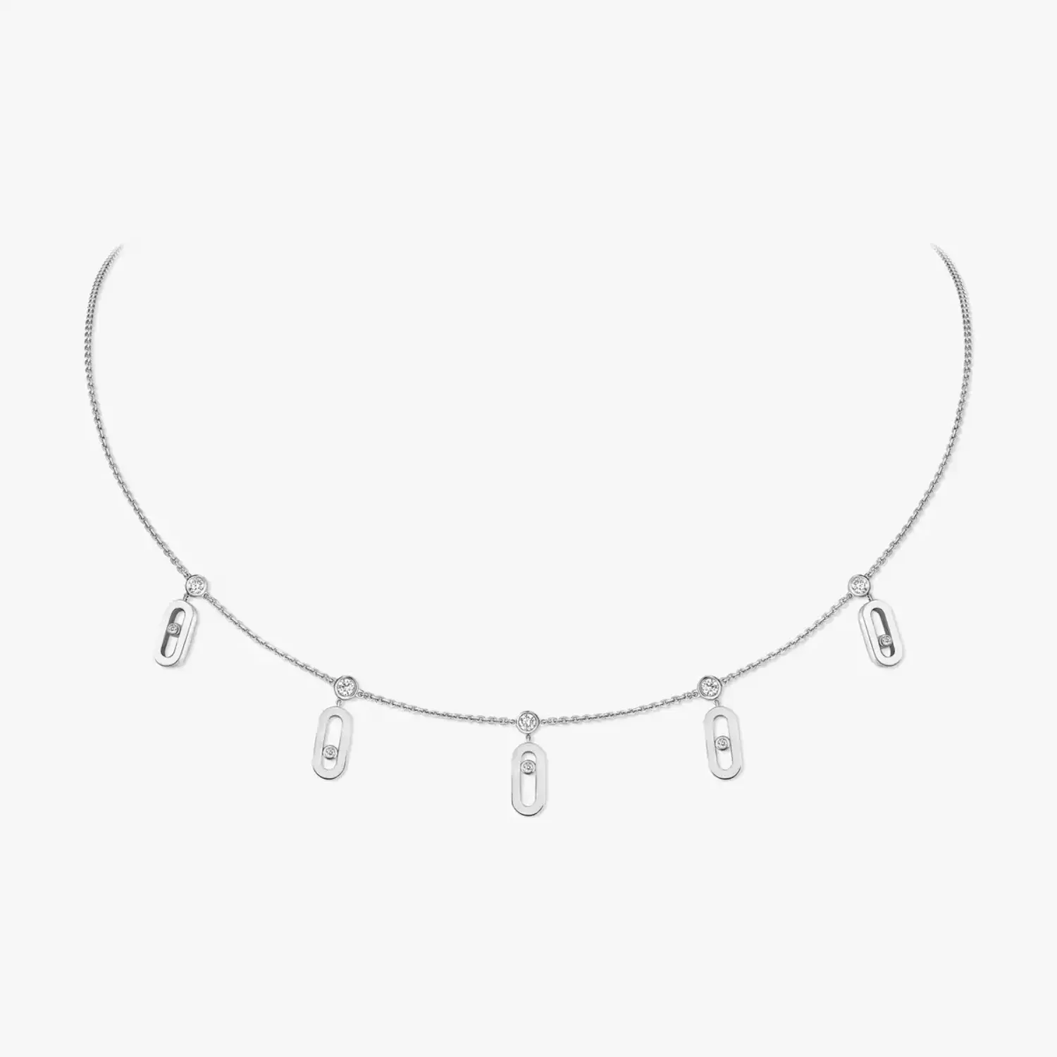 Collier Messika choker pampille Move Uno