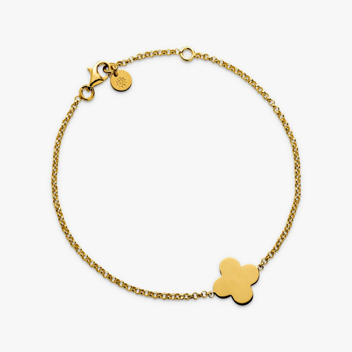 Bracelet Identité TREFLE PM Chaîne Jaseron - ARTHUS BERTRAND