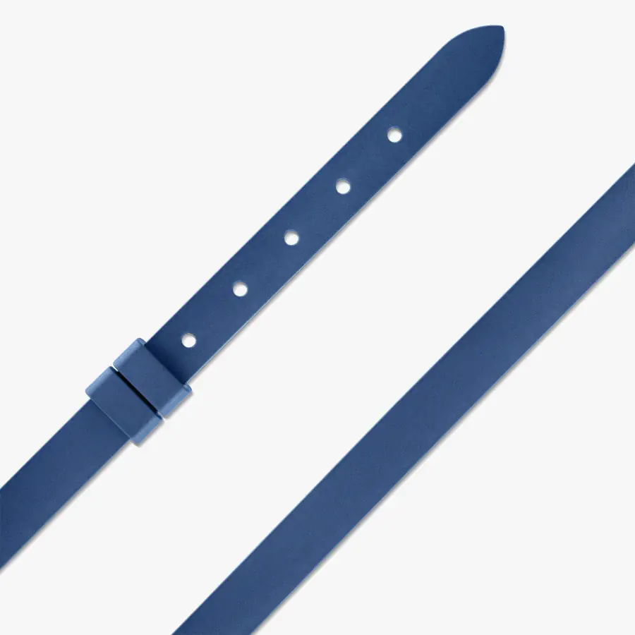 Bracelet caoutchouc MY MOVE Bleu, Taille L (16,5 - 18,5 cm) - MESSIKA