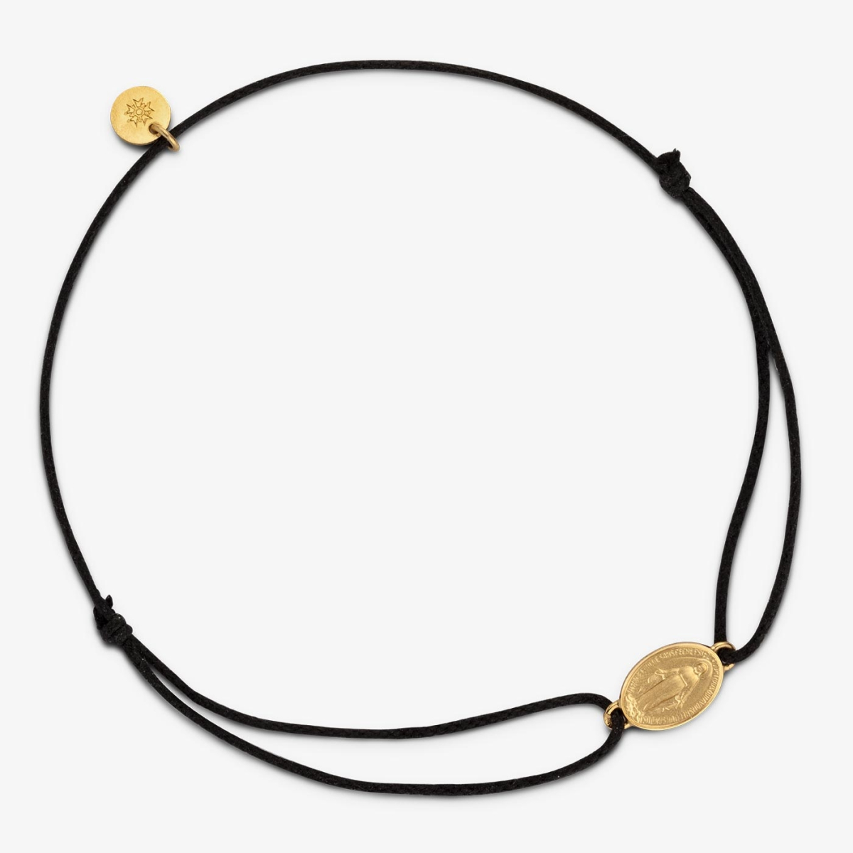 Bracelet Cordon Arthus Bertrand Médaille MIRACULEUSE 10mm