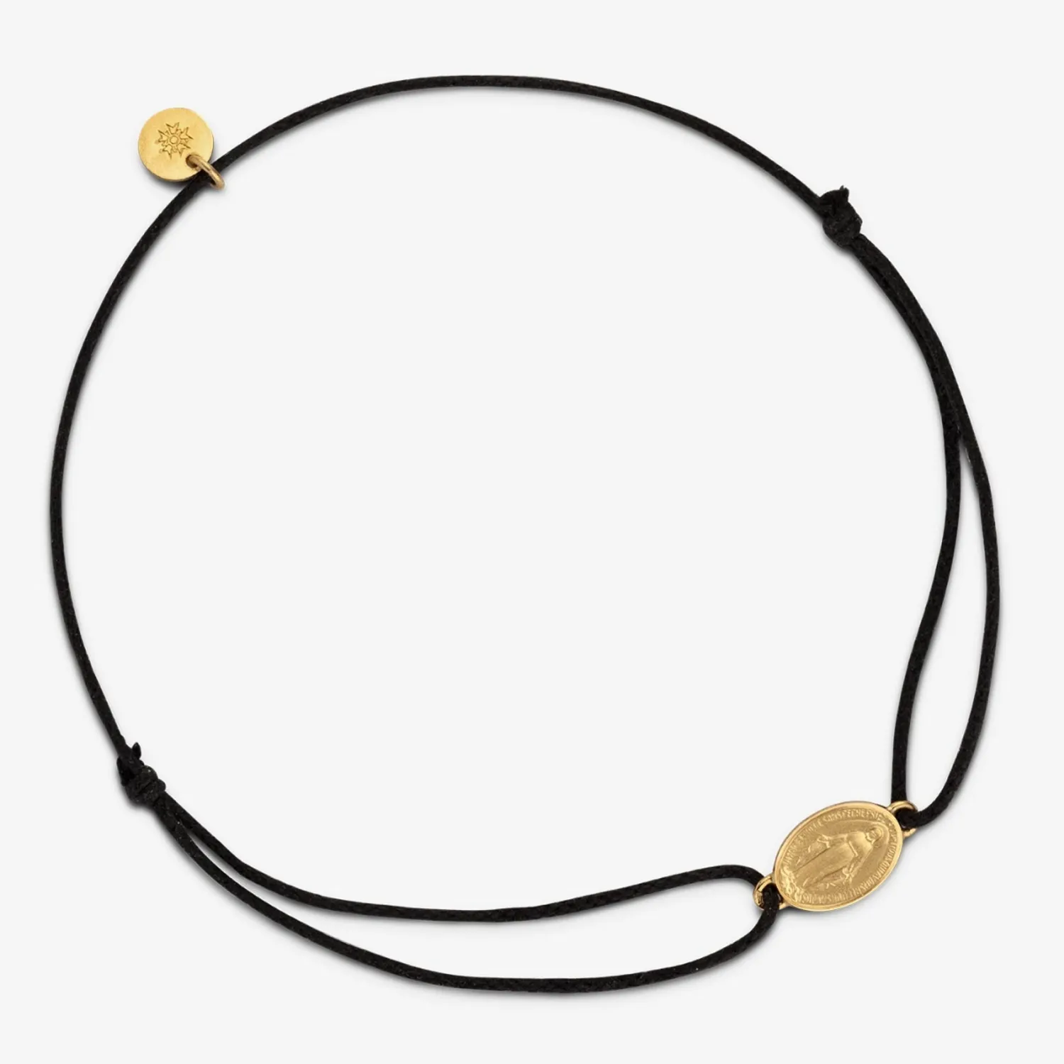 Bracelet Cordon Arthus Bertrand Médaille MIRACULEUSE 10mm